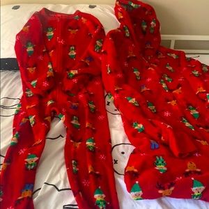 Macys Elf Holiday Pjs - Womens M
